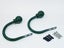 Set of 2 Ball Drapery Curtain Tie Backs / Holdbacks - Dark Green Carousel 3