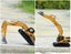 Die-cast Excavator Model Scale, 1:50, Huina 1710 YELLOW Carousel 5