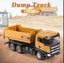 Die-cast Dump Truck, 1:50, Metal, Huina 1718 (YELLOW) Carousel 15