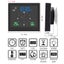Bathroom Digital Wall Timer Clock Carousel 9