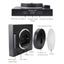 Bathroom Digital Wall Timer Clock Carousel 12