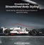 White & Black F1 race car - 1235 pieces - MouldKing: Technical Carousel 9