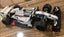 White & Black F1 race car - 1235 pieces - MouldKing: Technical Carousel 13
