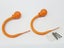 Set of 2 Ball Drapery Curtain Tie Backs / Holdbacks - Orange Carousel 1