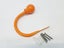 Set of 2 Ball Drapery Curtain Tie Backs / Holdbacks - Orange Carousel 3