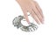 Aluminum Alloy Ring Gauges Sizer Meter Hand Loop Jewellery Measuring Ring Tool Carousel 3