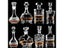 Crystal Glass Wine Red Bottle Cups Wine Decanter Whiskey Liqour Pourer Home Bar Carousel 4