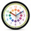 12 inch wall clock for children, mute wall clock for children learning Carousel 1