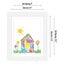 Kids Art Frames, Front Opening Kids Artwork Frames 10 x 12.5 inch White Carousel 7