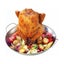 Beer Can Chicken Roaster Rack, Turkey Standing Holder for Grill Oven BBQ Carousel 7