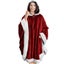 Hooded Cape Blanket Soft Plush Quilted Coat Carousel 1