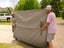 Mattress Bags Mattress Storage Dust Cover for Moving Khaki for Double / Queen Carousel 2
