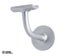 Miles Nelson Handrail Bannister Brackets Brass Satin Nickel 510SN Carousel 1