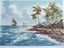 Watercolour View of Asian Coastline(A/F) Carousel 3