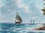 Watercolour View of Asian Coastline(A/F) Carousel 4