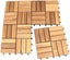 Acacia Hardwood Deck Tile 300x300x24 - pack of 10 Carousel 5