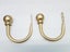 Set of 2 Ball Drapery Curtain Tie Backs / Holdbacks - Gold Carousel 2