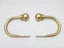 Set of 2 Ball Drapery Curtain Tie Backs / Holdbacks - Gold Carousel 4