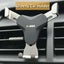 $1 Res ~~ Silver Car Phone Holder - Gravity Air Vent Car Mount Holder Carousel 1