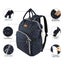 Mummy Maternity Nappy Bag Stroller Hooks Large Capacity Baby Diaper Bag Travel Carousel 4