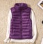 Light White Duck Down Women Vest short Jacket Autumn winter New Carousel 1