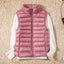 Light White Duck Down Women Vest short Jacket Autumn winter New Carousel 3