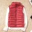 Light White Duck Down Women Vest short Jacket Autumn winter New Carousel 4