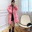 Winter Long Down Jacket Women Thick Warm Hooded Jacket Loose Parkas Carousel 4