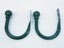 Set of 2 Ball Drapery Curtain Tie Backs / Holdbacks - Dark Green Large Carousel 3