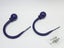 Set of 2 Ball Drapery Curtain Tie Backs / Holdbacks - Dark Purple Carousel 1