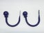 Set of 2 Ball Drapery Curtain Tie Backs / Holdbacks - Dark Purple Carousel 2