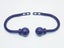 Set of 2 Ball Drapery Curtain Tie Backs / Holdbacks - Dark Purple Carousel 4