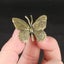 Brass Antique style collectable miniature statue solid butterfly figurine Carousel 1