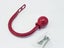 Set of 2 Ball Drapery Curtain Tie Backs / Holdbacks - Dark Red Carousel 3