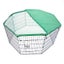 30" Cover for Playpen - Green Carousel 1