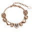 Rose-gold Charm Bracelet with 9 FREE charms "Mere" Carousel 5