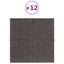 Wall Panels 12 Pcs Dark Grey 30x30 Cm Fabric 1.08 M2 Taabtx Carousel 8