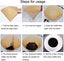 Drip Coffee Maker Pour Over Natural Coffee Paper Filter *Local Buy* Carousel 8