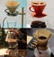 Drip Coffee Maker Pour Over Natural Coffee Paper Filter *Local Buy* Carousel 9