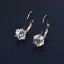 925 Sterling Silver Moissanite Earrings "Roslyn" Carousel 6