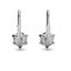 925 Sterling Silver Moissanite Earrings "Roslyn" Carousel 7
