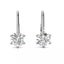 925 Sterling Silver Moissanite Earrings "Roslyn" Carousel 9
