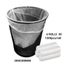 XS(200X300MM) Clear Trash Bag Rubbish, 1500pcs/roll, (6 Rolls/1ctn) Carousel 1