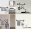 Industrial Pipe Towel Rack Kitchen Pot Pan Hanger 80cm Carousel 6