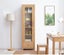Humbie Solid Oak Slim Display Cabinet(Oak Furniture Store) Carousel 1