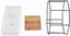 Hanging Geometric Wall Planter Freestanding Desk Succulent Planter (Black) Carousel 7