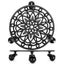 Cast Iron Pot Stand on Wheels (YB001) Carousel 4