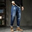 Classic Men Thin Straight Denim Jeans Business Casual Stretch Long Carousel 2