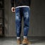 Classic Men Thin Straight Denim Jeans Business Casual Stretch Long Carousel 3