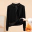 Women's Plus Velvet Thicken Polo Collar Knitted Sweaters Winter Carousel 1